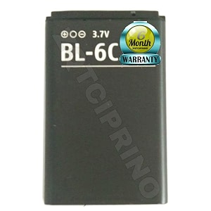 original bl-6c battery for nokia 31523155 battery with 6 month warrantyaa16