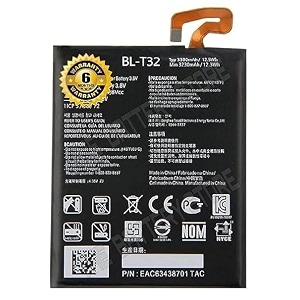 original bl-t32 battery for lg g6 all versions 600l g600s g600k g600v h870 h871 h872 h873 ls993 us997 vs988 battery with 6 month warranty sepp68