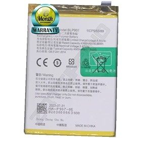 original blp907 battery for oppo reno 7z  f21 pro  f21 pro 5g  f21s pro  f21s pro 5g battery with 6 month warrantyp205