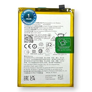 original blpa21 battery for oppo a18 5000mah battery with 1 year warranty yhj118