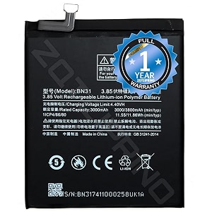 original bn31 battery for redmi note 5a 5a proy1 proa1  y2  s2  y1 lite battery with 1 year warranty pp163