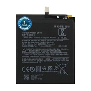 original bn39 battery for redmi goredmi note 7 battrey with 1 year warranty x336