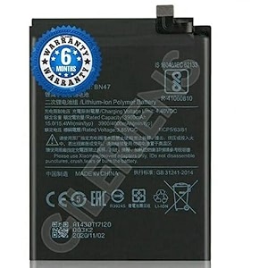 Original BN47 Battery for Redmi 6 Pro