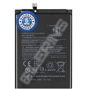 Original BN54 Battery for Redmi Note 9