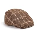 Boston Scally The Original Newsboy Cap, Cotton, Plaid
