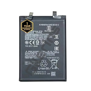 original bp4k battery for redmi note 12pro note 12t poco x50pro battery with 1 year warranty k113