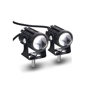 original dc power 18w mini gun driving fog led light universal for all models of motorcyclebikesscootersprojectorpack of 2yellowampwhite 1 month warranty