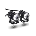 Original Dc Power 18W Mini Gun Driving Fog LED Light Universal For All Models Of Motorcycle,Bikes,Scooters,Projector(Pack Of 2,Yellow&White 1 Month Warranty,