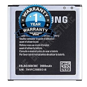 original eb-bg360bbe battery for samsung galaxy j2 2015  g360  g361  g3608  galaxy core prime battery with 1 year warranty z94