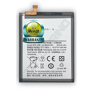original eb-bm207aby battery for samsung galaxy f12  m12  f41  m21-2021 m21s  m30s  m31  m21 battery with 6 month warrantyt2455