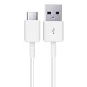 Original Fast Quick 18W Cable Compatible With Samsung Galaxy A30, Samsung Galaxy A30S (Cellular Phones, Tablets, 1 Meter Type C Usb Data Cable - White)