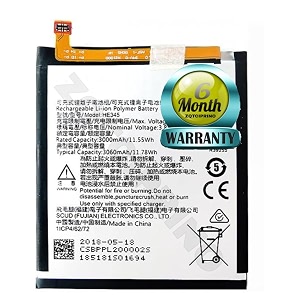original he345 battery for nokia 6 2nd generation 2018  ta-1016  ta-1045  ta-1068 battery with 6 month warrantyaa91