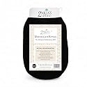 Original Kessa Exfoliating Glove - Charcoal Black - Microdermabrasion At Home Exfoliating Mits, Removes unwanted dead skin, dirt and grime and Keratosis Pilaris. Great for spray tan removal. (1 Unit)