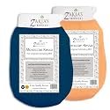 Original Kessa Exfoliating Mitts – Rough and Smooth 2 Pack for smooth, radiant skin