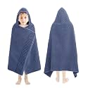ORIGINAL KIDS Hooded Bath Towel - 100% Cotton Jacquard Velour Kids Towel