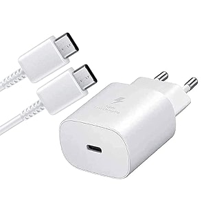 etguuds charger compatible with samsung m35 5g a55 5g charger 25w power adapter with c to c cable for super fast charging compatible with a55 5ga35 5g  m15 5g  m55 5g 