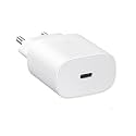Original Samsung A35 5G / M55 5G / M15 5G/ M34 5G / M14 5G / A55 5G / F14 5G Charger Power Adapter for Fast Charging with Type C Port White S24/S25/S25 Ultra/ S24 Fe