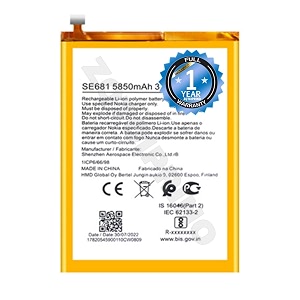 original se681 battery for nokia c30 battery with 1 year warrantyaa67