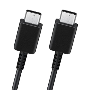 original type c to type c fast charging sync strong data cable compatible with samsung galaxy note 10 plus m51 s21 ultra 5g z fold 3 5g a72 s20 plus s21 plus note 10 lite s21 a71 note 20-black