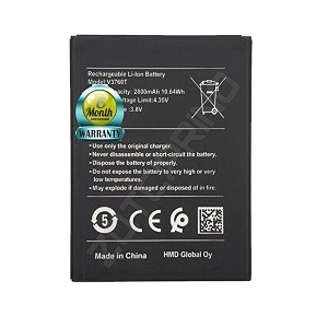 original v3760t battery for nokia c2 ta-1204 ta-1233 battery with 6 month warranty ss262