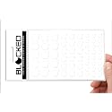 The Original Vinyl Webcam Cover Stickers | Restickable & Stackable Privacy Covers | for All Camera-endable Devices | 3-Sizes | 57 White Tabbed (Ultra Glossy)