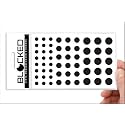 The Original Vinyl Webcam Cover Stickers | Restickable & Stackable Privacy Covers | for All Camera-endable Devices | 3-Sizes | 57 Black (Muted Matte)