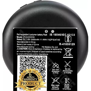 original zt-gy974745 battery for lyf jio wifi dongle jmr815 wireless router battery with 6 months warrenty for jio router gy974745