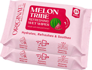 ORIGINATE Melon Tribe Refreshing Wet Wipes for