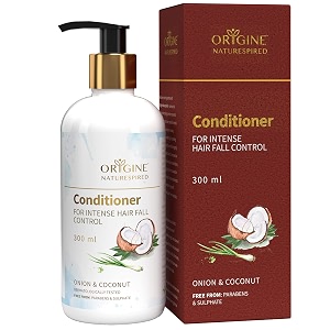 hair conditioner for intense hair fall control for men amp women  anti-hairfall conditioner with onion seed amp vitamin e paraben amp sulfate-free  suitable for all hair types 300ml