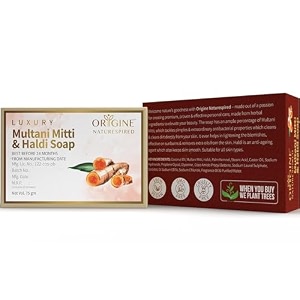 handmade multani mitti soap  gentle exfoliation for glowing skin  banish pimples and scars  soothe skin irritations  natural soap for clear skin 75 gm