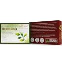 Handmade Neem Soap| Naturally Soap For Deep Cleansing Skin | Handcrafted With Neem, Coconut Oil, And Castor Oil | Organic Skin Purifying Soap, 75 gm a