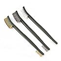 Mini Wire Brush Set, Paint and Dirt Remover, Cleaning Welding Slag and Rust, Handy Steel / Nylon / Brass Brush Suitable for Cleaning Paint / Dirt (3)