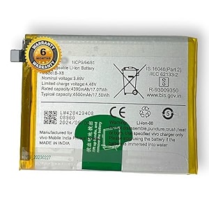 orignal b-x8 bettary for vivo t2 5g 5000mah battery with 6 month warrantyxyz86
