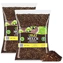 Oriley 100% Natural Mulch (8 Kg) Wooden Manure Forest Brown Lakdi Ki Khad/Bura Wood Compost for Garden Organic Farm Plant Growth Landscaping Mulching (Pack of 2 x 4 Kg)