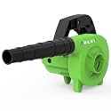 ORILEY 500W Electric Air Blower Garden Leaf Dust Cleaner 13000 RPM Suction 400GMS Airfoil Dirt Cleaning 170km/h Airflow with Unbreakable Body &amp; Glossy Finish for Snow (Green)