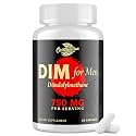 Orinthalixium DIM for Men 750MG – Hormone Balance, Estrogen Support for Men, DIM Supplement, Detox, Vitality &amp; Fitness Performance–Chrysin &amp; Black Pepper Extract, 60 Capsules (1 Bottle)