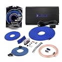 Orion CEA1200.1D Class-D Monoblock Subwoofer Amplifier + COKIT4 4 Gauge Amp Wiring Kit Combo, 4800W Max, 1200W RMS Car Audio Amp Install Bundle
