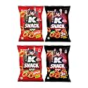 Orion K Snacks Korean Chips Kimchi & 3x Spicy Rings Combo 70gx4