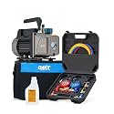 OMT 3.5 CFM AC Vacuum Pump and Gauge Set for R134a R12 R22 R502