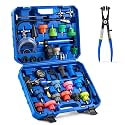 OMT Master Coolant Pressure Tester Kit, 34 Pcs Coolant Vacuum Refill Kit
