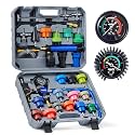 OMT Master Coolant Pressure Tester Kit, 33 Pcs Coolant Vacuum Refill Kit