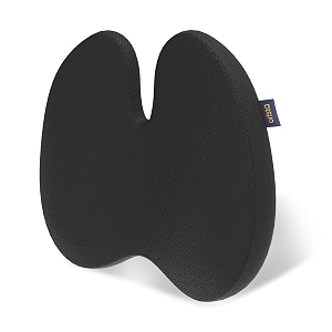 orista advance gel blended memory foam back support for chair  orthopedic backrest cushion for lumbarampposture support relief back pain adjustable straps black mesh