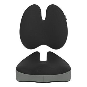 orista orthopedic back support amp coccyx seat cushion combo  cooling gel memory foam lumbar backrest amp tailbone cushion  lower back sciatica amp coccyx pain relief  office chair amp work from home