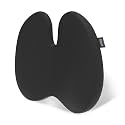 Orista™ Advance Gel Blended Memory Foam Back Support for Chair | Orthopedic Backrest Cushion for Lumbar&amp;Posture Support| Relief Back Pain| Adjustable Straps| Black Mesh