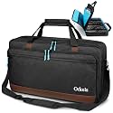 ORKELS DJ Controller Bag, Large Padded DJ Travel Case with Storage Pocket, Compatible with Pioneer DDJ-FLX10 DDJ-1000 DDJ-1000SRT & Denon MCX8000