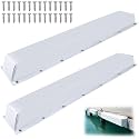 ORLANG 36"/48"/59"/72" Dock Bumpers,Dock Fenders with Stainless Steel Screws,Boat Dock Bumpers,Dock Post Bumper for Docking Edges, Piling, Vertical Poles, Horizontal Decks or Piers(Multiple Colors)