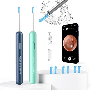 orlov ear wax removal cleaner toolwireless otoscopeear cleaner with camera 1080p fhd video otoscope compatible with iphone amp android video suitable for kids adults amp pets