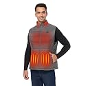 ORORO Men39s Heated Vest Lightweight 4-Zone USB-C