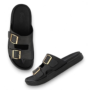 Orose Mens and Boys Double Buckle Slide