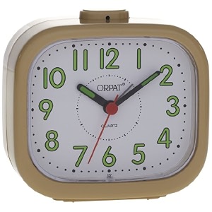 orpat beep abstract alarm clock gold tbb-127